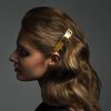 BALMAIN HAIR matu sprādze / Limited Edition Barrette Pour Cheveux B Gold SS21 - Image 4