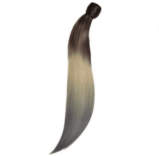 Balmain Catwalk Ponytail Memory®Hair 55 cm Dip Dye 6 Soft Blue prisegama uodega