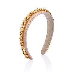 BALMAIN HAIR Riboto leidimo lankelis  Leather Chain Headband SS22