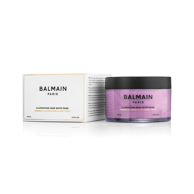 BALMAIN HAIR matu maska blondiem matiem / Illuminating Mask White Pearl 200ml