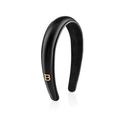 BALMAIN HAIR pufīga matu stīpiņa / Puffed Leather Headband