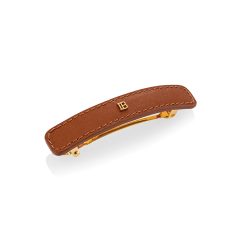 BALMAIN HAIR matu sprādze / LE Riviera Barrette Cognac L SS23