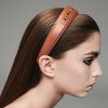 BALMAIN HAIR matu lociņš / LE Riviera Headband Cognac L - Image 5