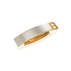 BALMAIN HAIR matu sprādze / Barrette Pour Cheveux Silver & Gold Medium FW23