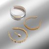 BALMAIN HAIR matu lociņš / Pont Des Arts Headband Gold Chain FW23 - Image 4