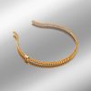 BALMAIN HAIR matu lociņš / Pont Des Arts Headband Gold Chain FW23 - Image 3