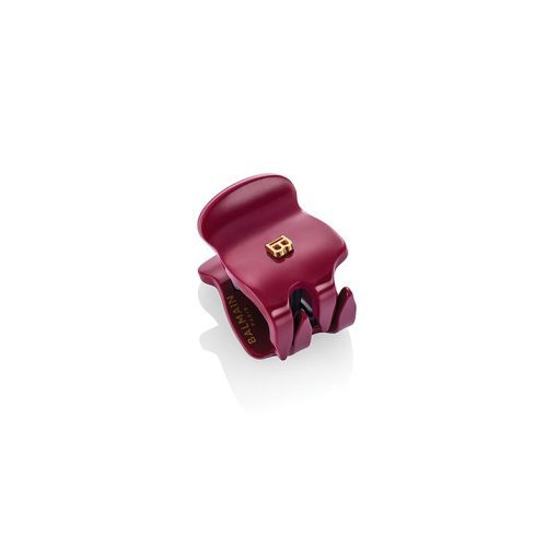 BALMAIN HAIR juukseklamber krabi Velvet Burgundy XS / Pince à Cheveux Velvet Burgundy XS