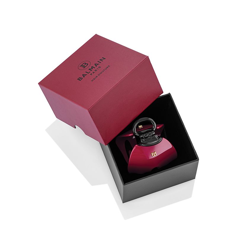 BALMAIN HAIR matu sprādze krabju Imperiale samta Burgundijas XL / Pince Imperiale Velvet Burgundy XL - Image 3