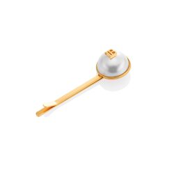 BALMAIN HAIR 18K zeltīta pērļu matu sprādze / Pearl Slide 18K Gold