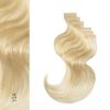 BALMAIN HAIR neredzamās lentes matu pieaudzēšanas / Easy Invisible Tape Extensions, Human Hair (40/55cm) - Image 4