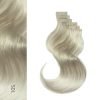 BALMAIN HAIR neredzamās lentes matu pieaudzēšanas / Easy Invisible Tape Extensions, Human Hair (40/55cm) - Image 6