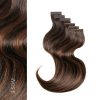 BALMAIN HAIR neredzamās lentes matu pieaudzēšanas / Easy Invisible Tape Extensions, Human Hair (40/55cm) - Image 8