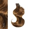 BALMAIN HAIR neredzamās lentes matu pieaudzēšanas / Easy Invisible Tape Extensions, Human Hair (40/55cm) - Image 10
