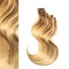 BALMAIN HAIR neredzamās lentes matu pieaudzēšanas / Easy Invisible Tape Extensions, Human Hair (40/55cm) - Image 18