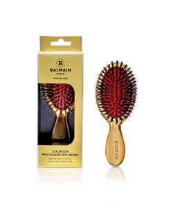 BALMAIN HAIR 18K apzeltīta mini matu suka / Mini Golden Spa Brush