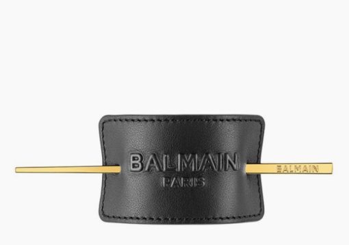 BALMAIN HAIR Melna Ādas Matu Barete