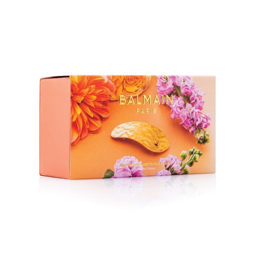BALMAIN HAIR eridisainiga 18K kaullaga kaetud klamber / PRINTEMPS GOLDEN LEAF BARRETTE - Image 2