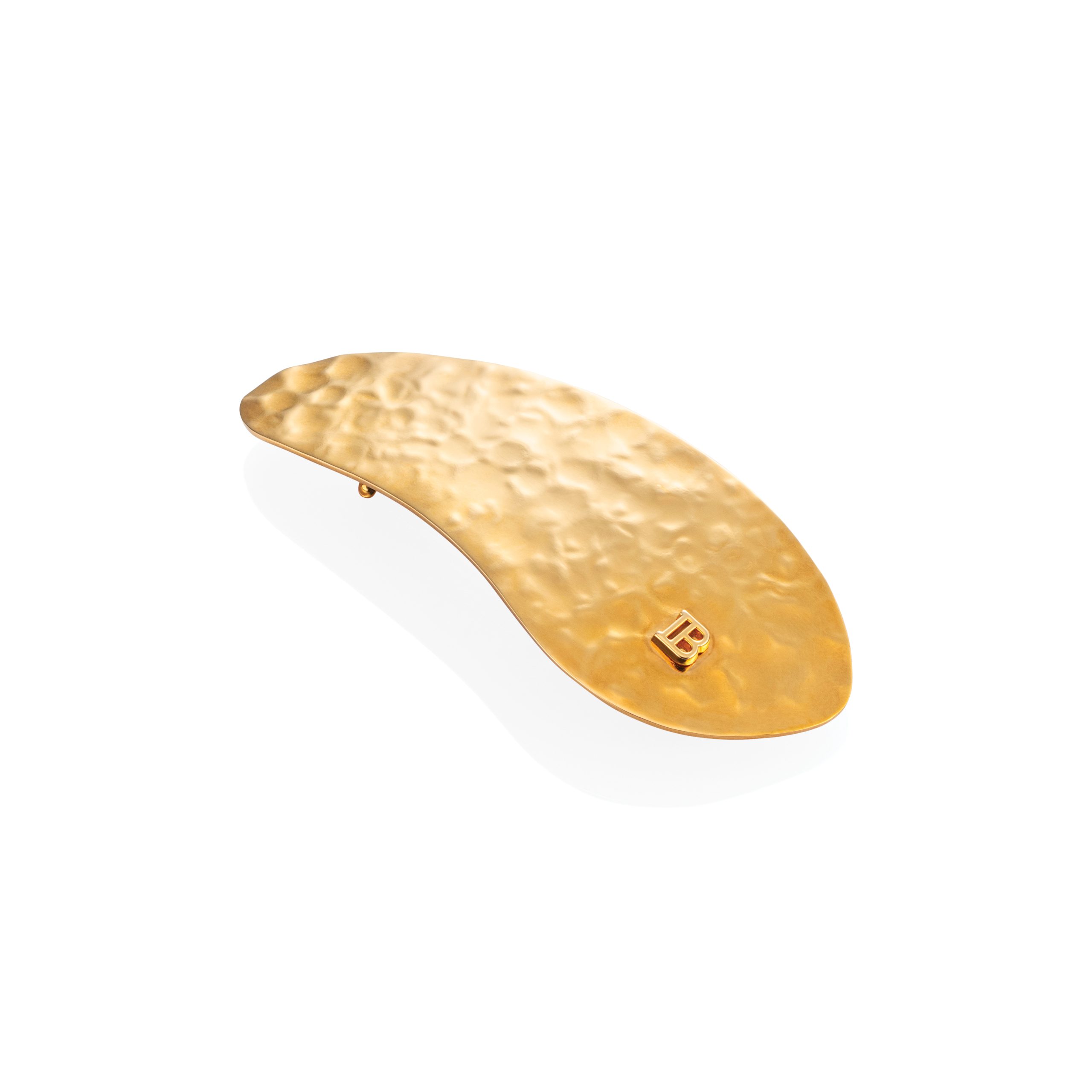 BALMAIN HAIR Īpaši izstrādāta matu sprādze ar 18 karātu zeltu / PRINTEMPS GOLDEN LEAF BARRETTE