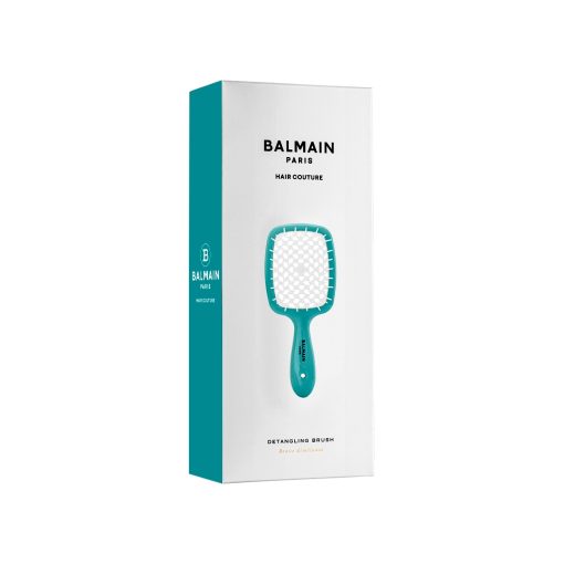 BALMAIN HAIR pusadevastane juuksehari / Detangling Brush White / Turquoise - Image 3