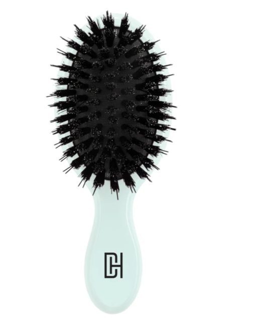 DOUBLE HAIR mini juuksehari juuksepikendustele / Hair Extension Brush Mini AquaMarine
