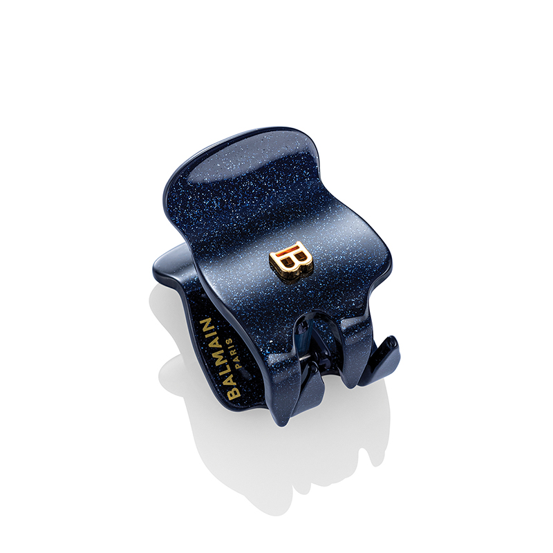 BALMAIN HAIR LE Muse de la Fête matu sprādze "Cosmic Sapphire" krāsā, XS izmērs