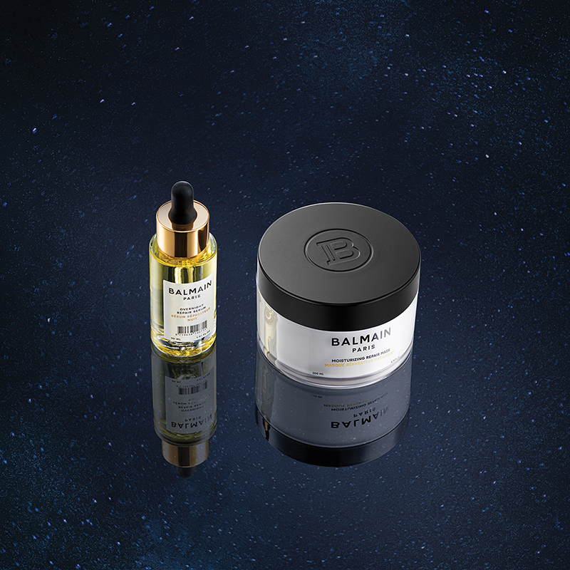 BALMAIN HAIR LE Muse de la Fête Nakts Atjaunojošais kopšanas komplekts