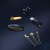 BALMAIN HAIR  ādas matu sprādze "Cosmic Sapphire" krāsā / LE Muse de la Fête Leather Barrette Cosmic Sapphire Large Limited Edition - Image 4