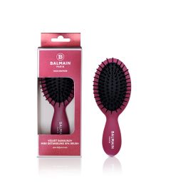 BALMAIN HAIR Pretpuru matu suka mini bordo / Detangling Brush Mini Burgundi