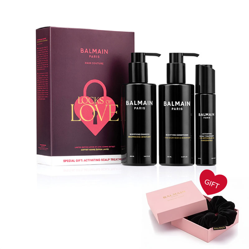 BALMAIN HAIR Limited Edition Locks of Love Dāvanu Komplekts Vīriešiem / Limited Edition Locks of Love Homme Bodyfying Gift Set