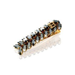 BALMAIN HAIR Locks of Legacy juukseklamber / Midnight Black Crown Barrette