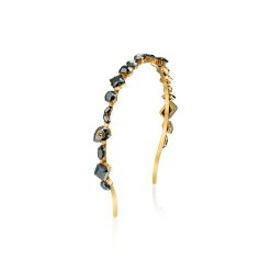 BALMAIN HAIR Locks of Legacy matu stīpa / Midnight Black Legacy Headband