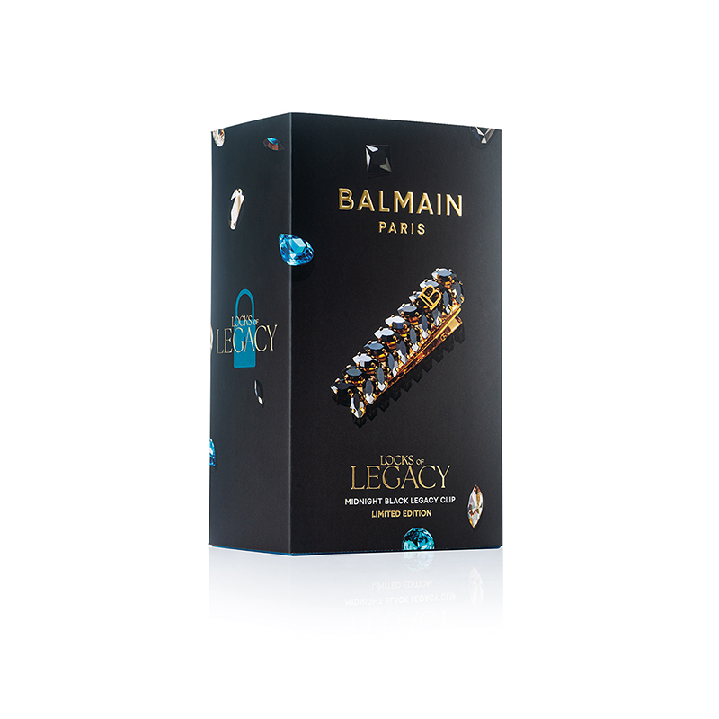 BALMAIN HAIR Locks of Legacy matu sprādze / Midnight Black Crown Barrette - Image 3