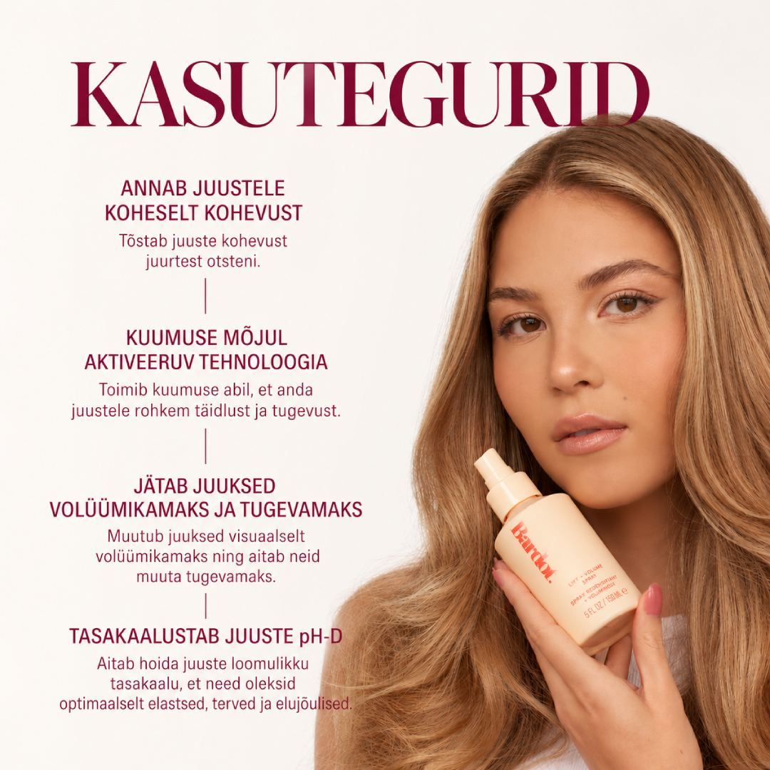 BARDOT Lift & Volume Spray / Matu kuplumu un apjomu piešķirošs sprejs 150ml - Image 2